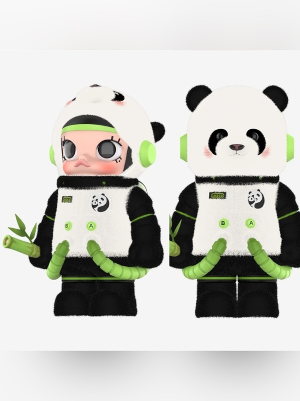 Pop‎ Mart 400% Mega Space Molly Panda Sealed